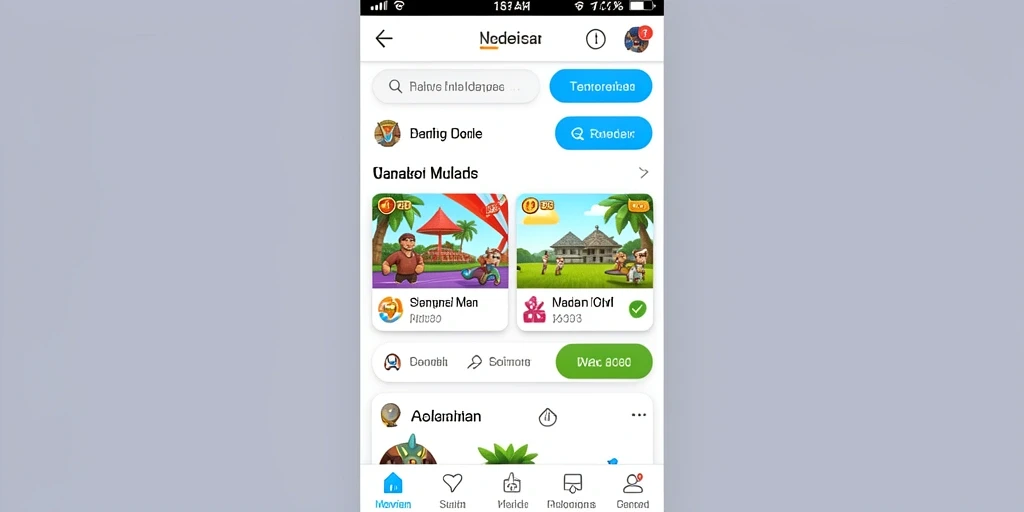 Mode multiplayer yang memungkinkan bersaing dengan teman.
