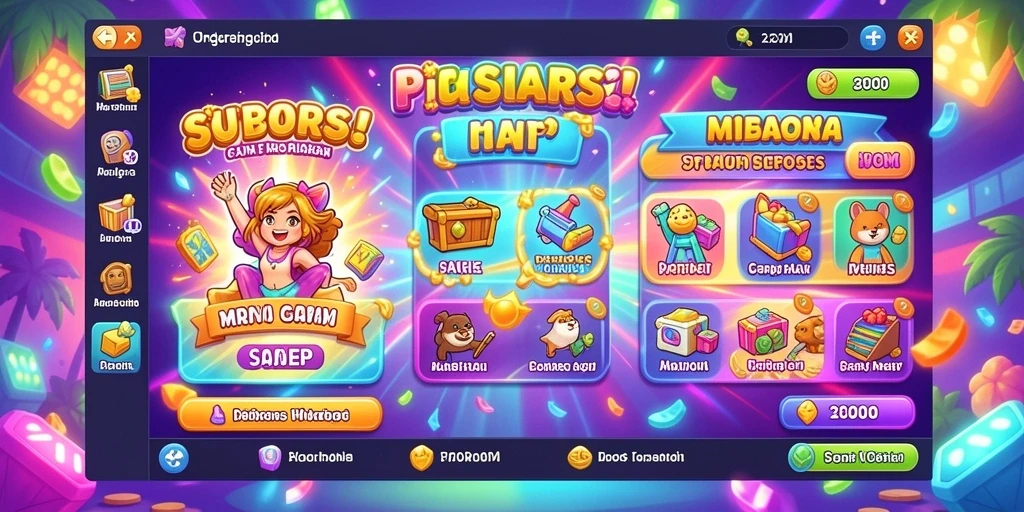 Screenshot fitur kustomisasi karakter yang menyenangkan.