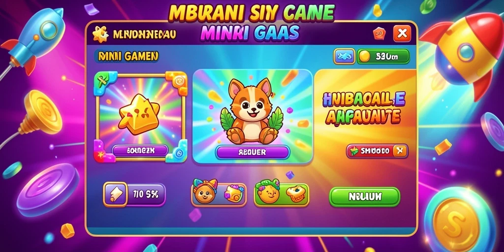 Mini-game seru untuk mendapatkan bonus tambahan.