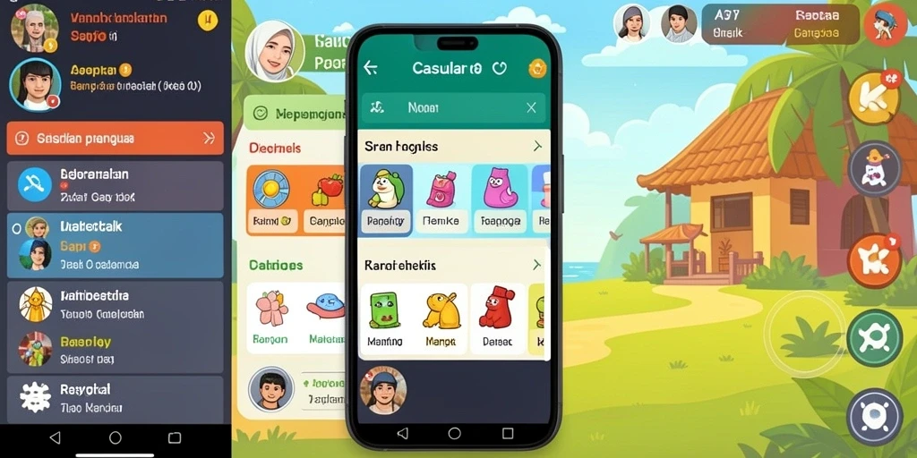 Menggambarkan keindahan dunia mitologi yang menawan.